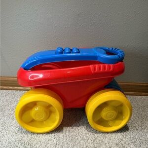 Mega Bloks First Builders Block Scooping Wagon – Push Toy – No Blocks Included
